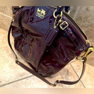 Coach Plum Satchel/Crossbody Bag